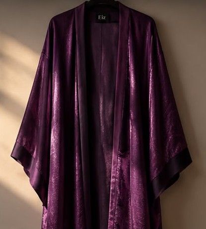 Kimono Satin Prune