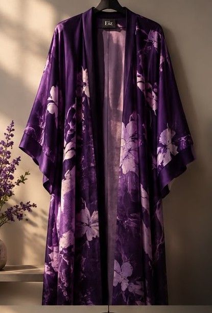 Kimono Violet Floral
